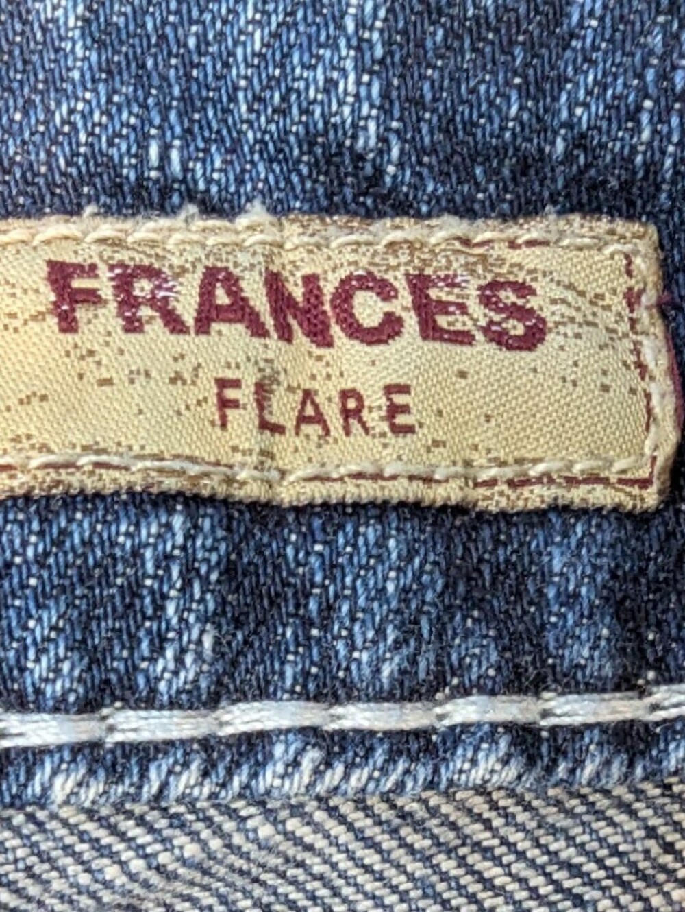 Silver Jeans Co. W27 Frances Flare Distressed Denim Jeans - Picture 6 of 10
